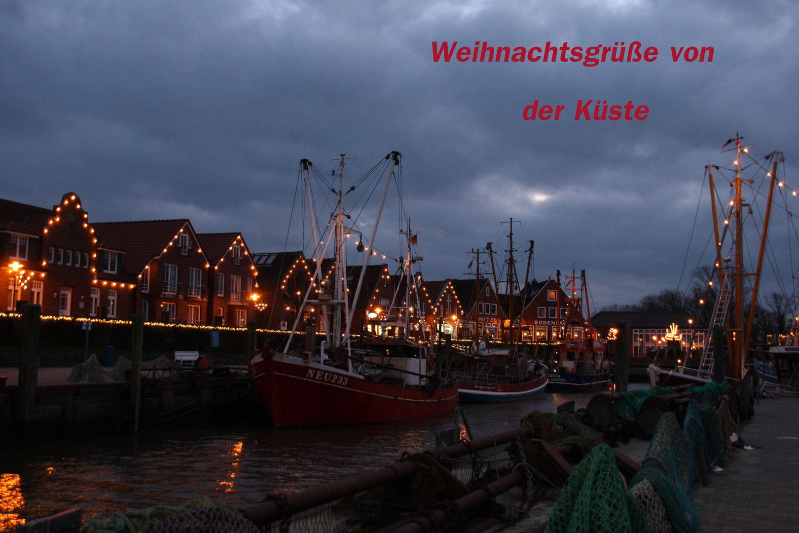 So ist Weihnachten an der Küste III Foto &amp; Bild | karten und kalender