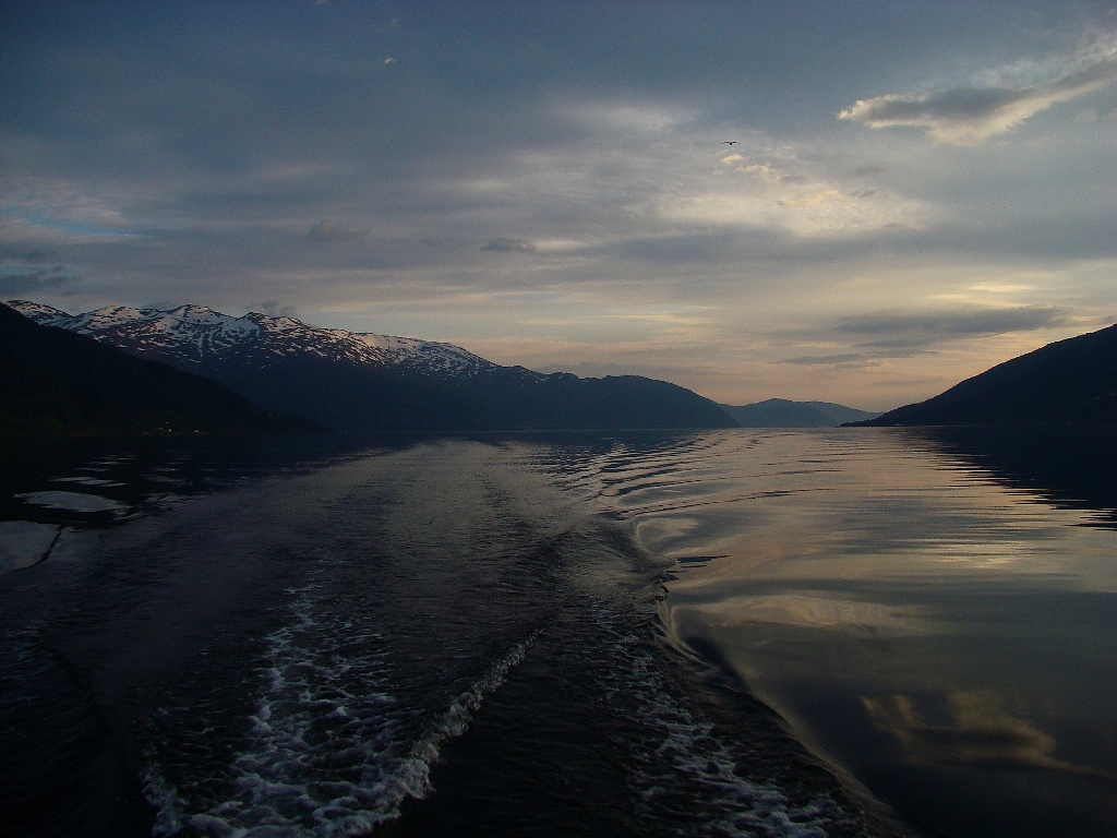 So kann Norwegen am Abend sein...