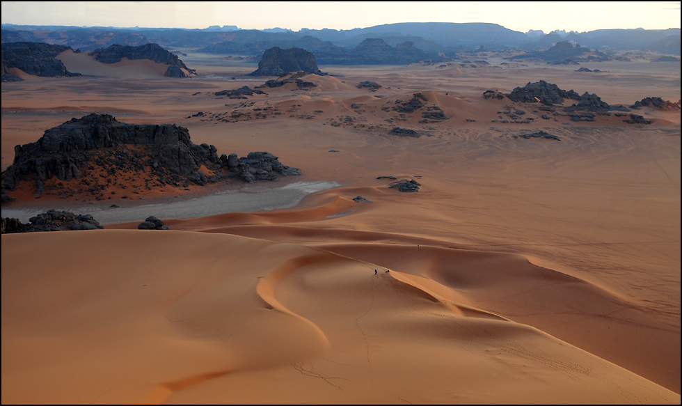 So klein wird man in dieser Landschaft