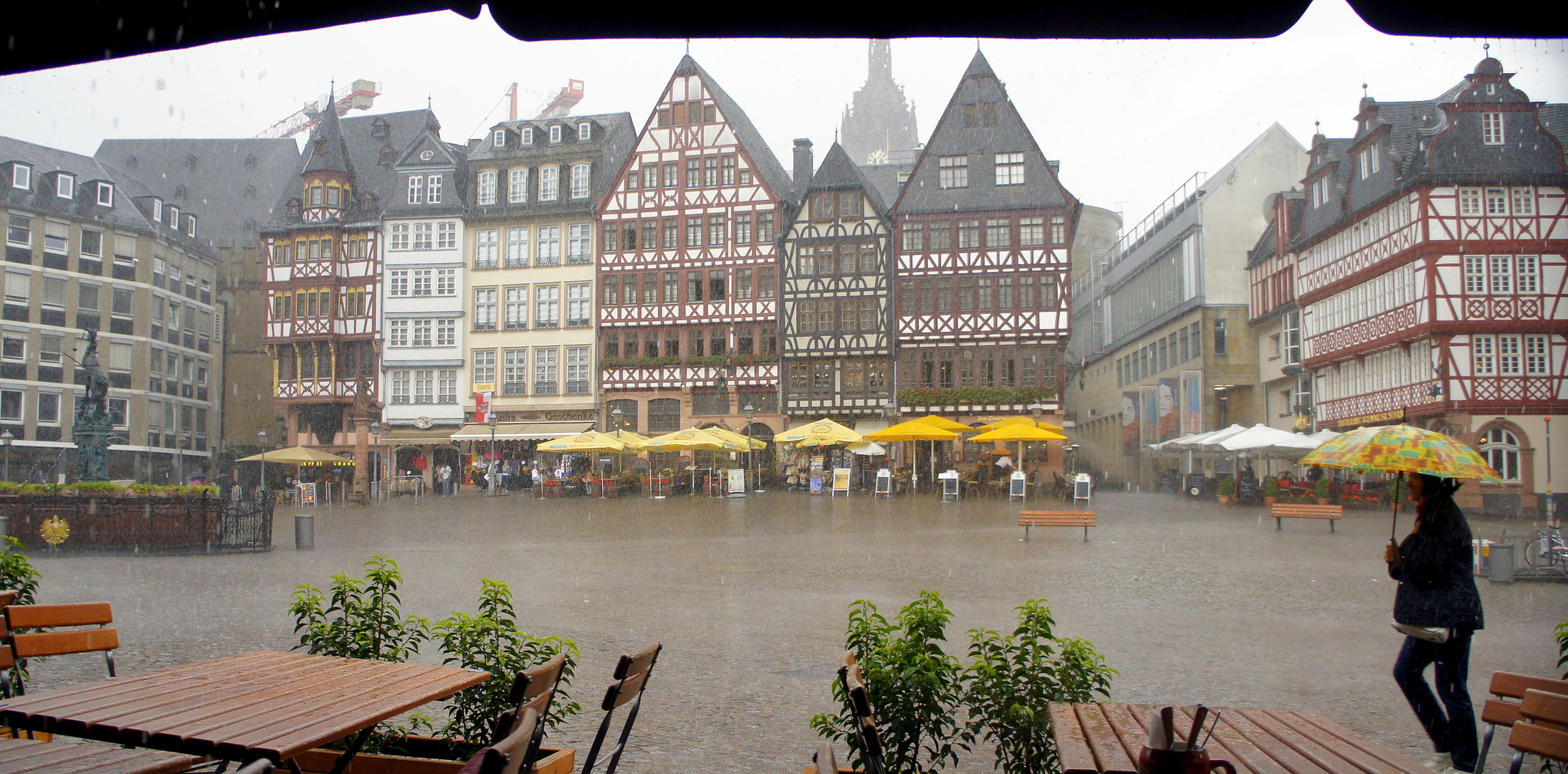 so lässt sich der Regenguß aushalten ;-)