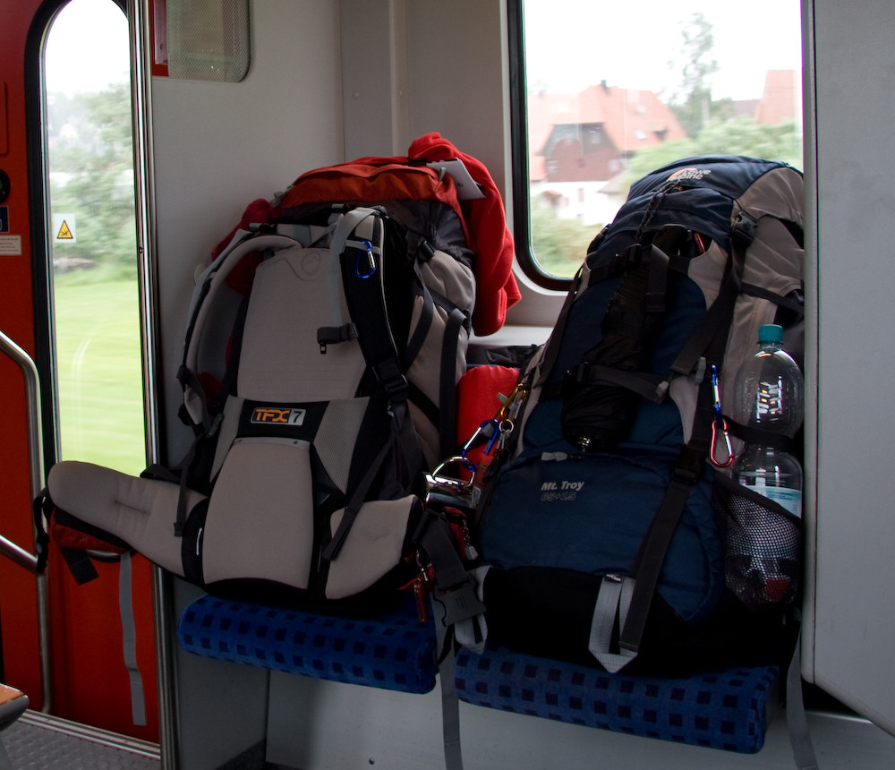 So, lange genug getragen. Ende einer schönen Wanderung durch Deutschland