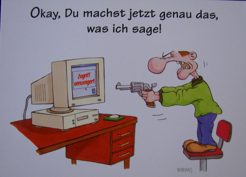 So löst man Computerprobleme eventuell (Allgemein Lösung) Foto & Bild