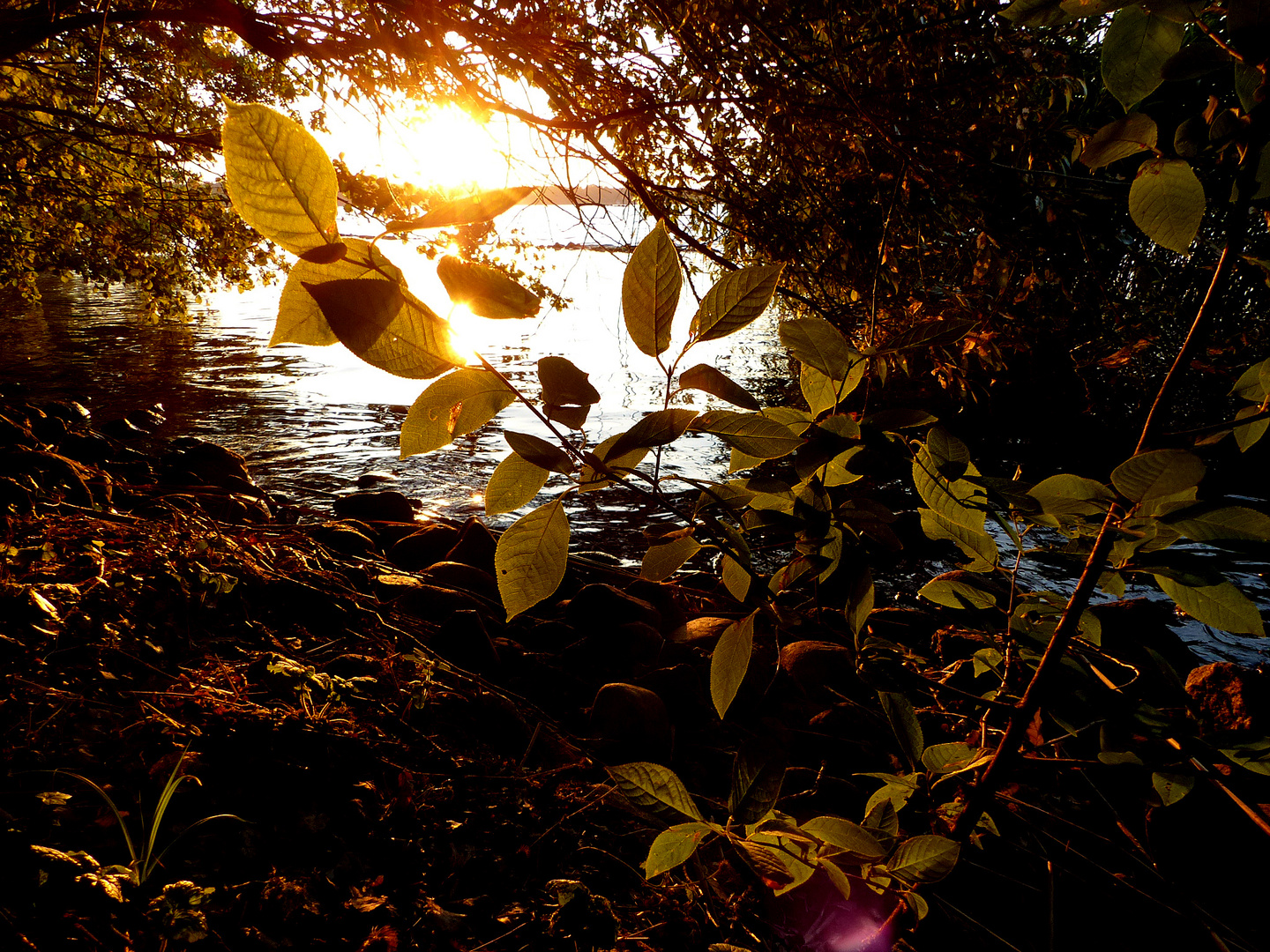 So, mal etwas anders, kann man auch einen Sonnenuntergang fotografieren“,