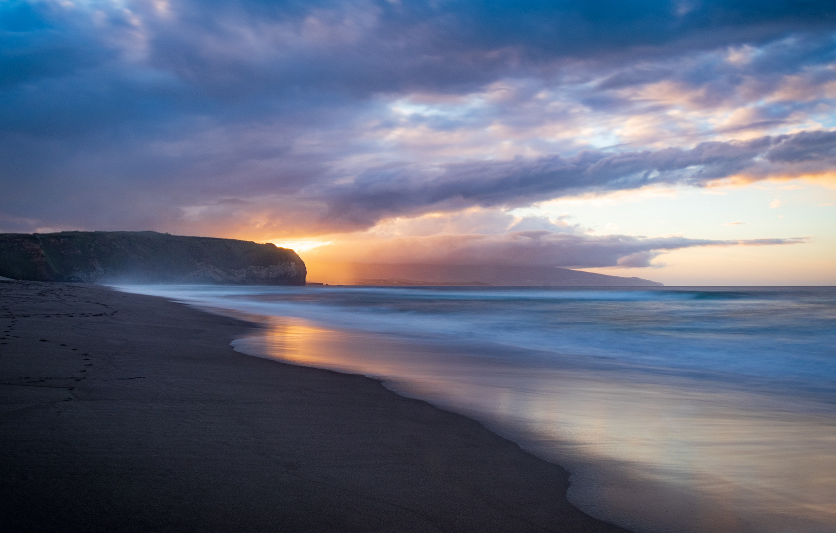 São Miguel Santa Bárbara Beach, Azoren 