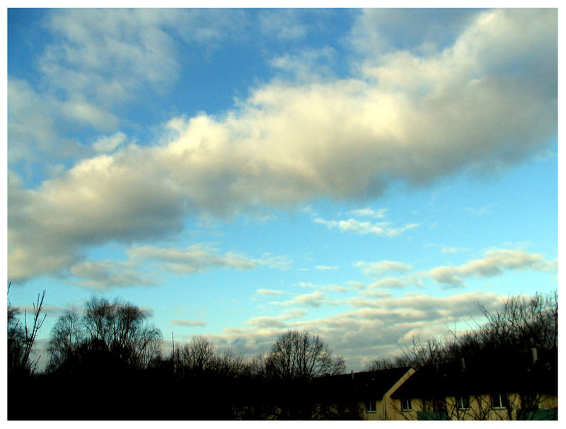 So sah der Himmel heute für 10 Minuten aus