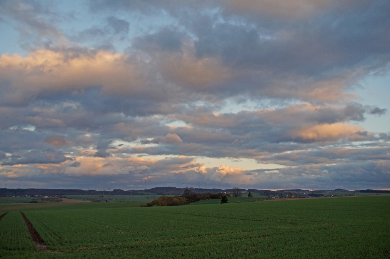 So sah gestern der Himmel aus.....