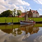 So schaut der Hafen von Greetsiel aus...,