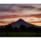 So schaut sich der Vulkan - hier in Neuseeland am Abend an!