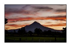 So schaut sich der Vulkan - hier in Neuseeland am Abend an!