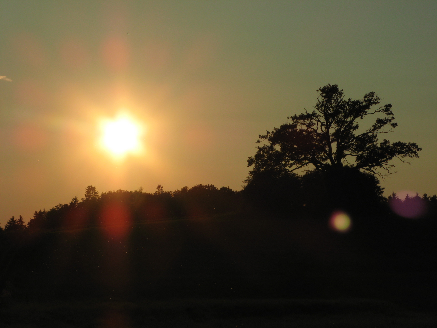 so schön kann auch nur ein echter Sonnenuntergang sein