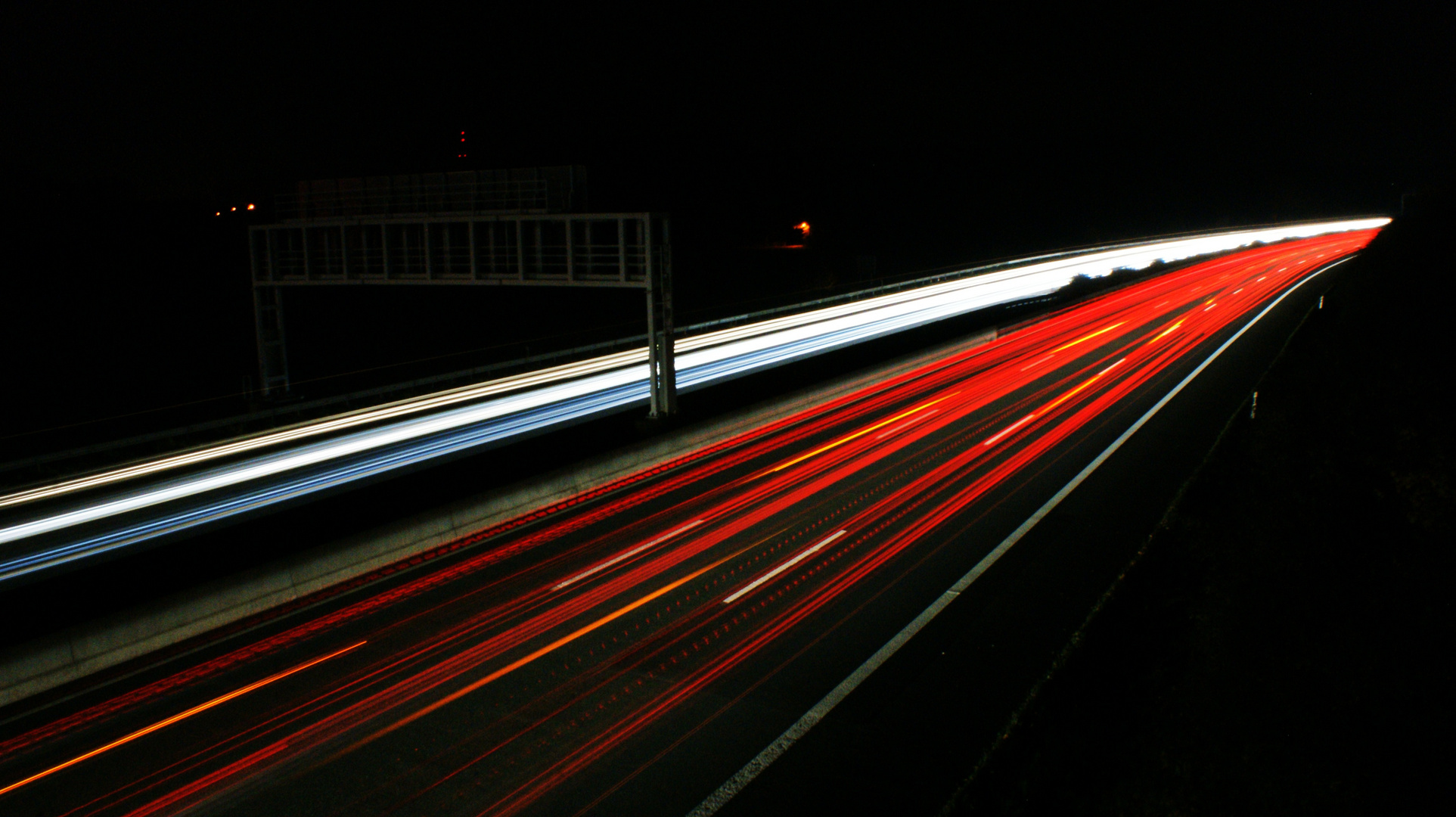 so schön kann Autobahn sein....