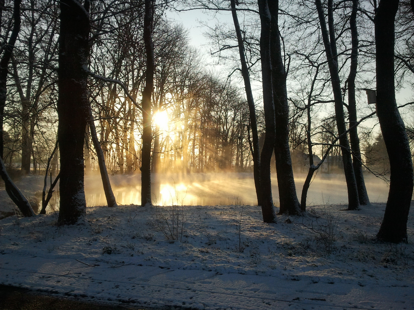 So schön kann der Winter sein . . .