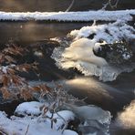 So schön kann Winter sein. Das Karlstalschlucht ist eines der...