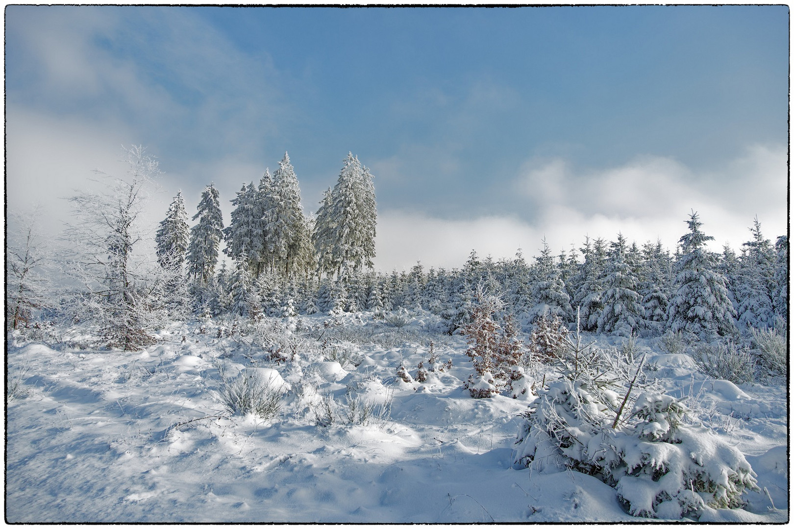 So schön kann Winter sein im Siegerland