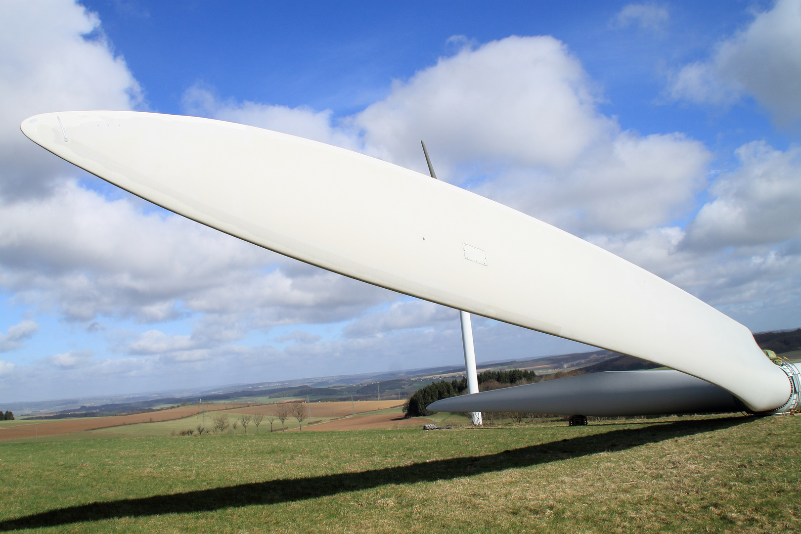 So sieht der "abgefallene" Propeller auf dem Boden aus