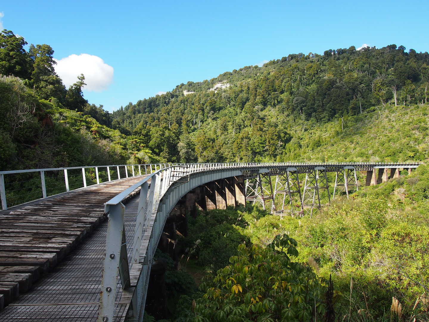 ...so sieht eine Fahrradtour in Neuseeland aus