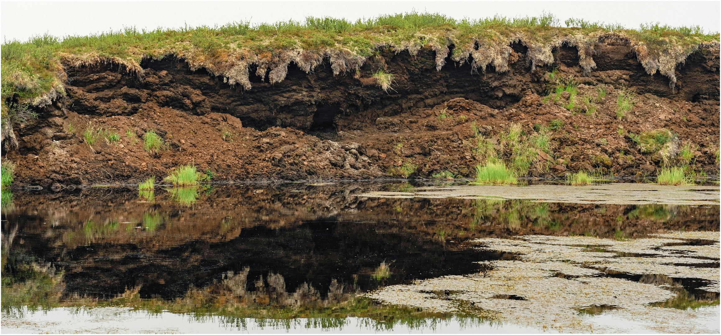 So sieht es aus, wenn Permafrostboden auftaut - Alaska, Juli 2009