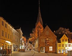 so sieht es bei uns in der flensburger innenstadt nachts aus