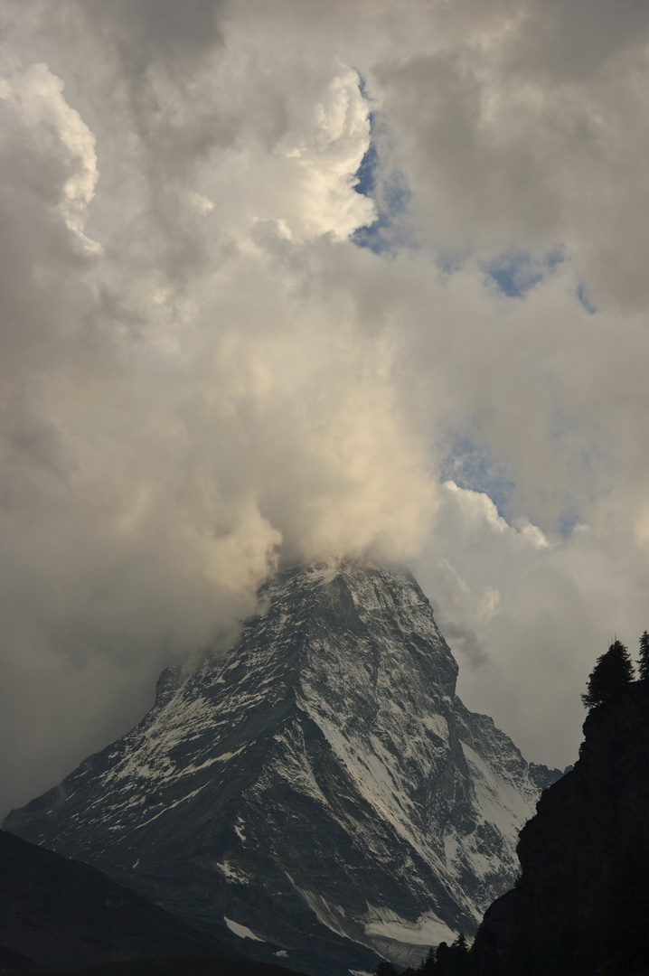 So sieht man ihn oft: Das Matterhorn