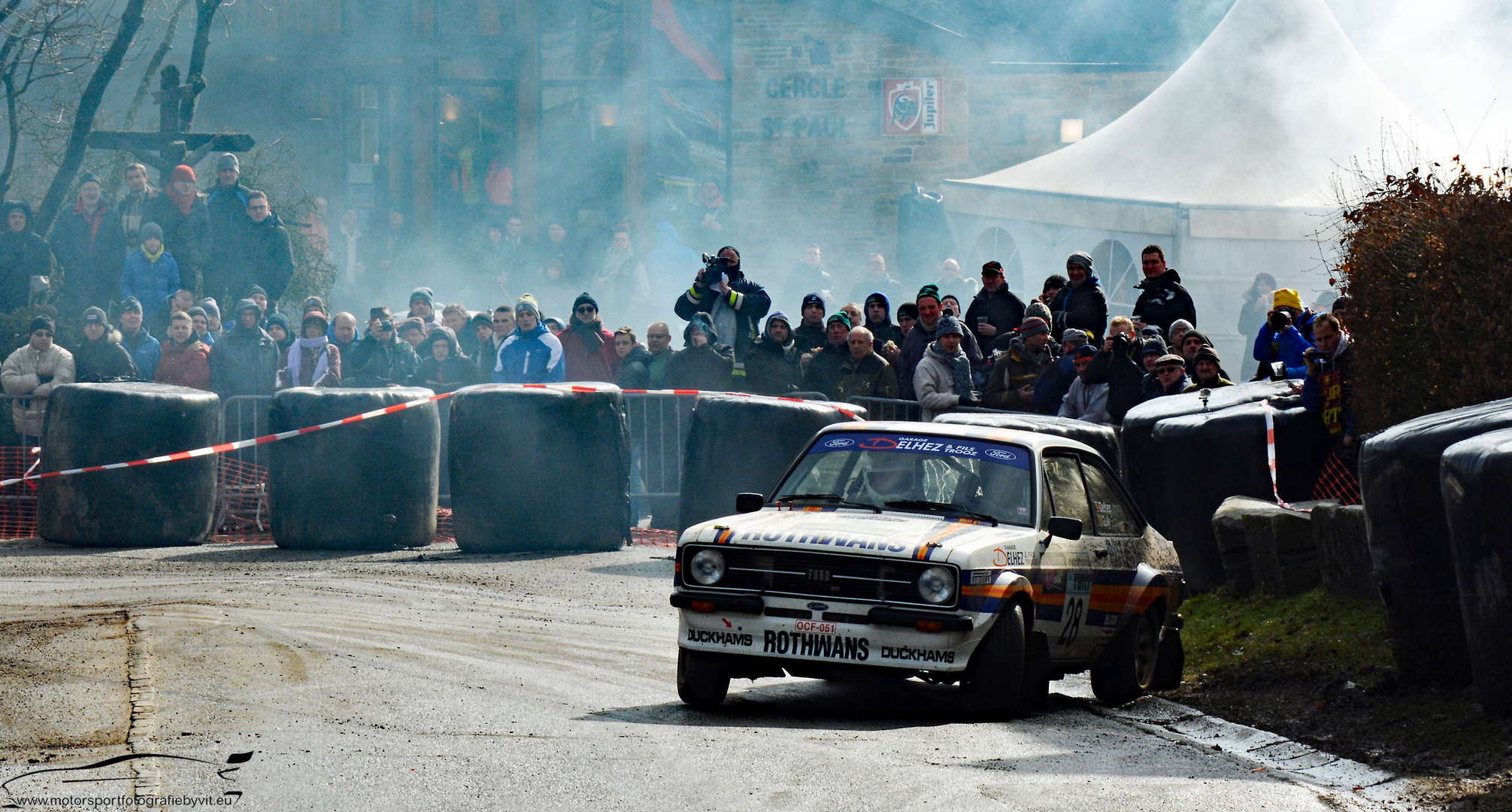  So sieht Rallyestimmung aus....in Belgien