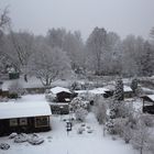 So sieht's aus - im Winter hinterm Haus