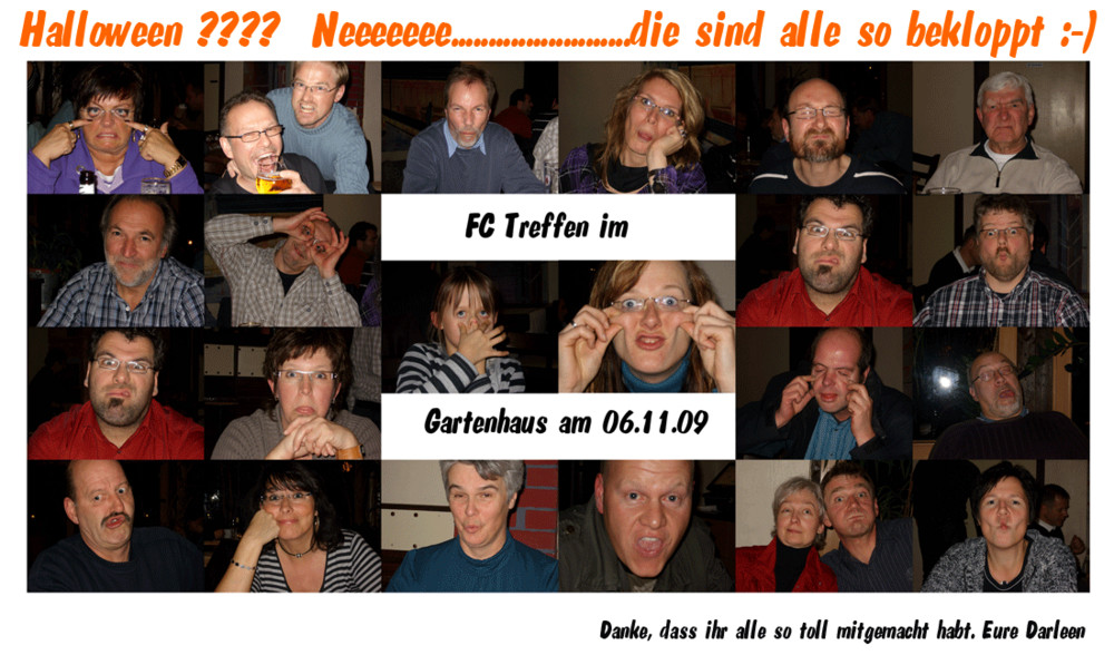 So sind se................de siegerländer beim FC Treffen :-))))