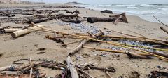 So, Strand für die touris vorbereitet 