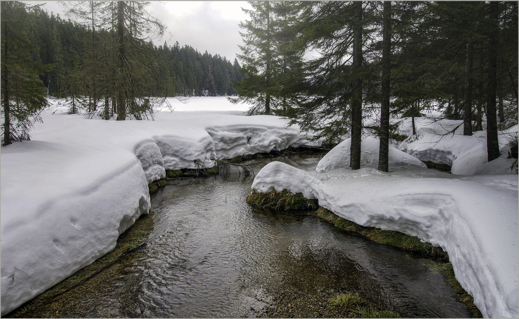 so viel Schnee....