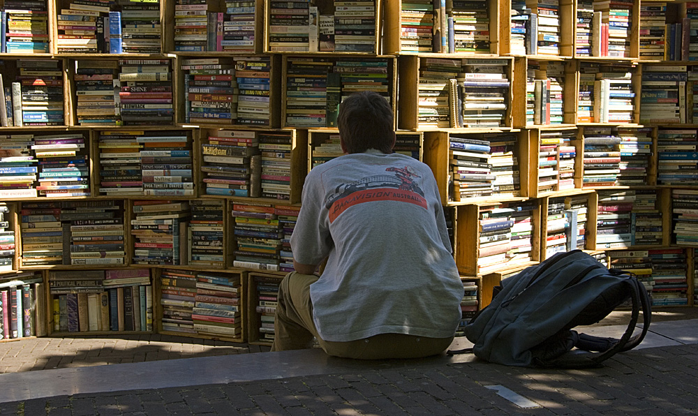 So viele Bücher und ich habe sie alle gelesen.