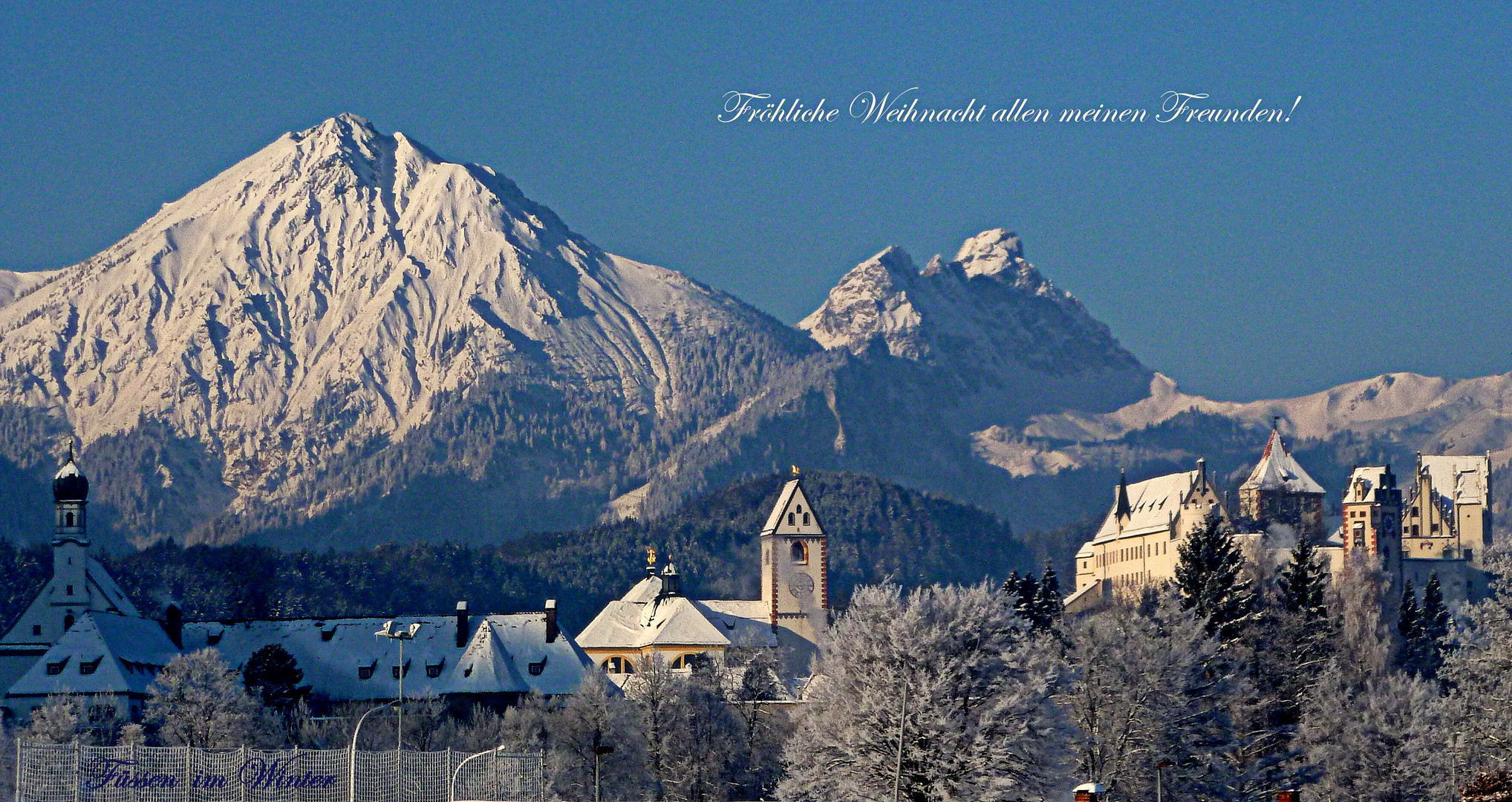 SO WÜNSCHE ICH MIR WEIHNACHTEN.......FÜSSEN IM WINTER Foto & Bild