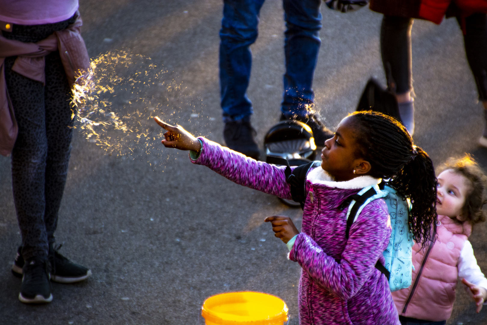 Soap bubbles and childhood