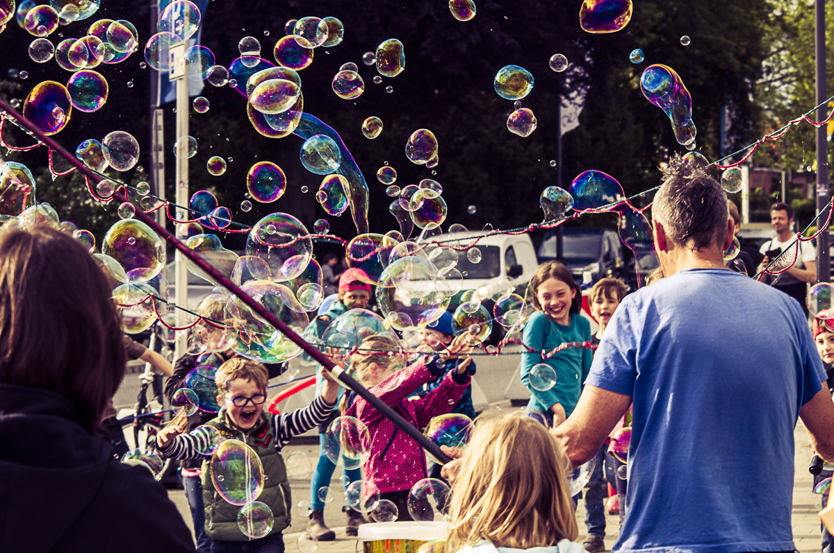 soap bubbles