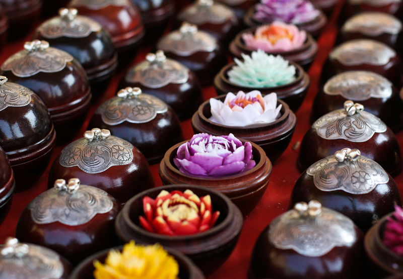 Soap flowers