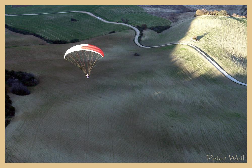 Soaring am Montellano in Andalusien