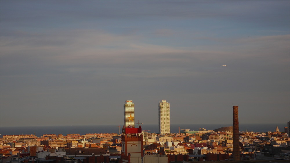 Sobrevolando Barcelona