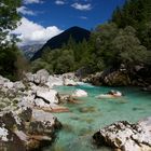 Soca Fluss in Slowenien