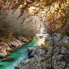 Soca Schlucht im Herbst / Soca valley in Autumn