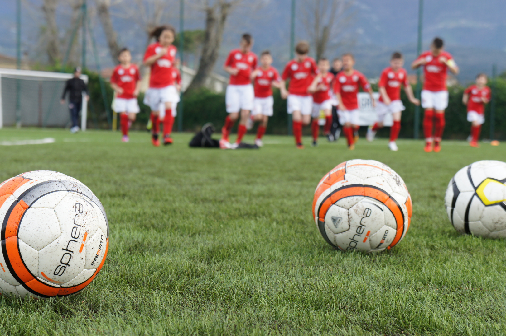 Soccer action