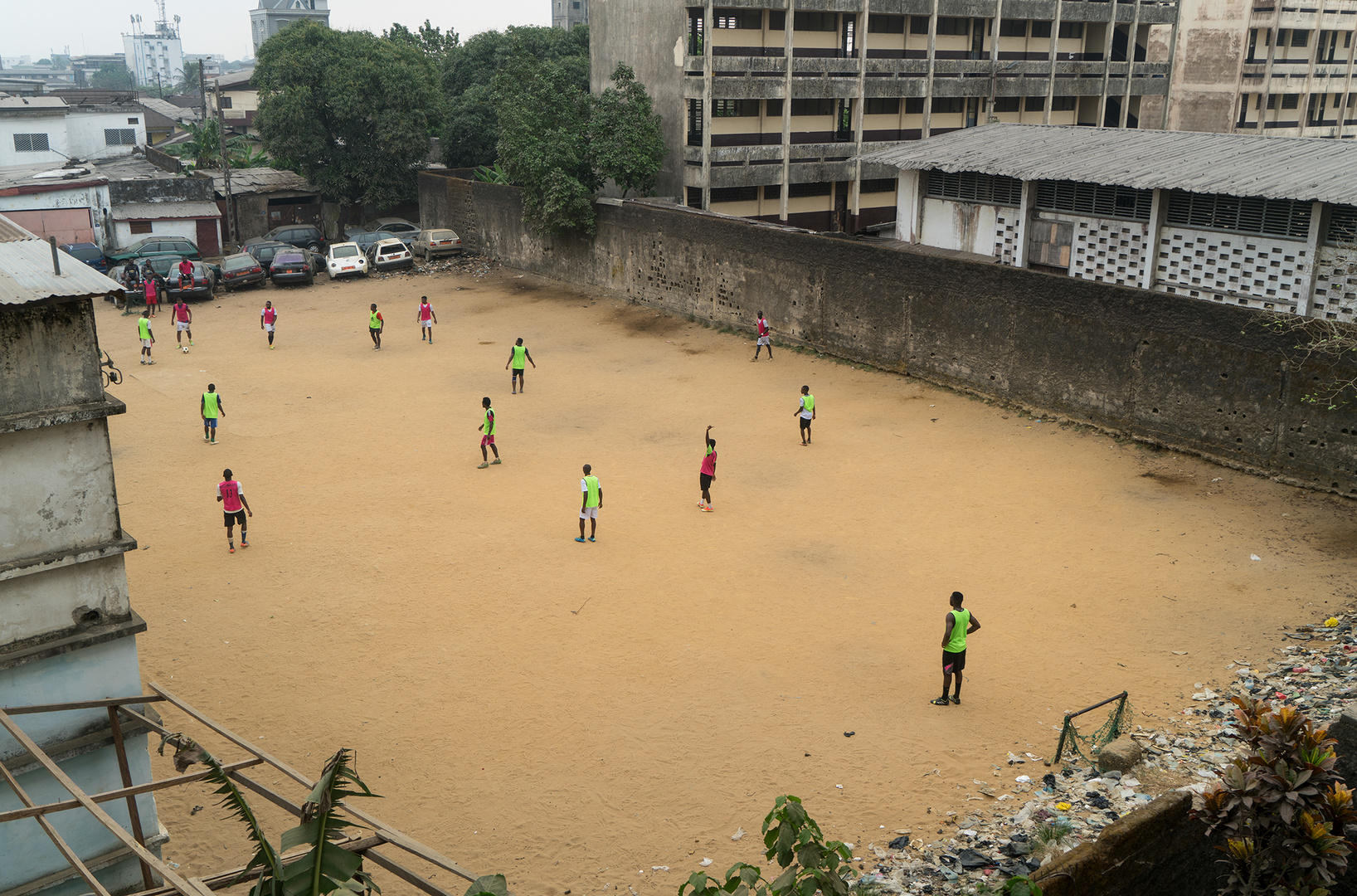 Soccer field in Cameroon