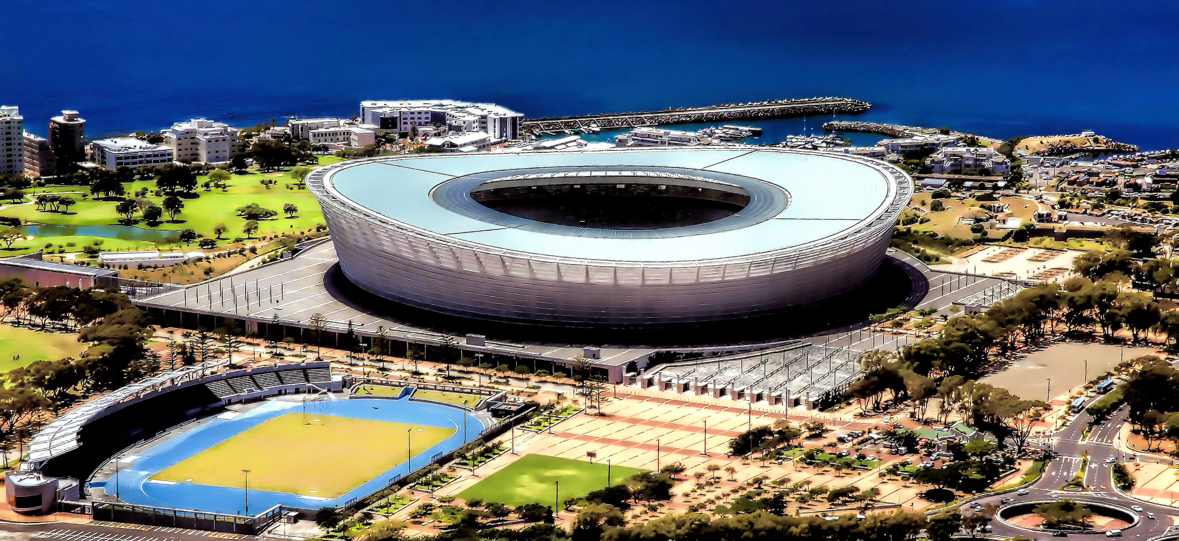 Soccer Stadion Kapstadt für WM 2010 in Südafrika