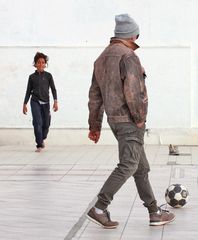 soccer with dad