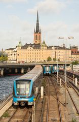 Sodermolm - Sodermalmstorg - Metro Railway - Riddarholmskyrkan - Town Hall