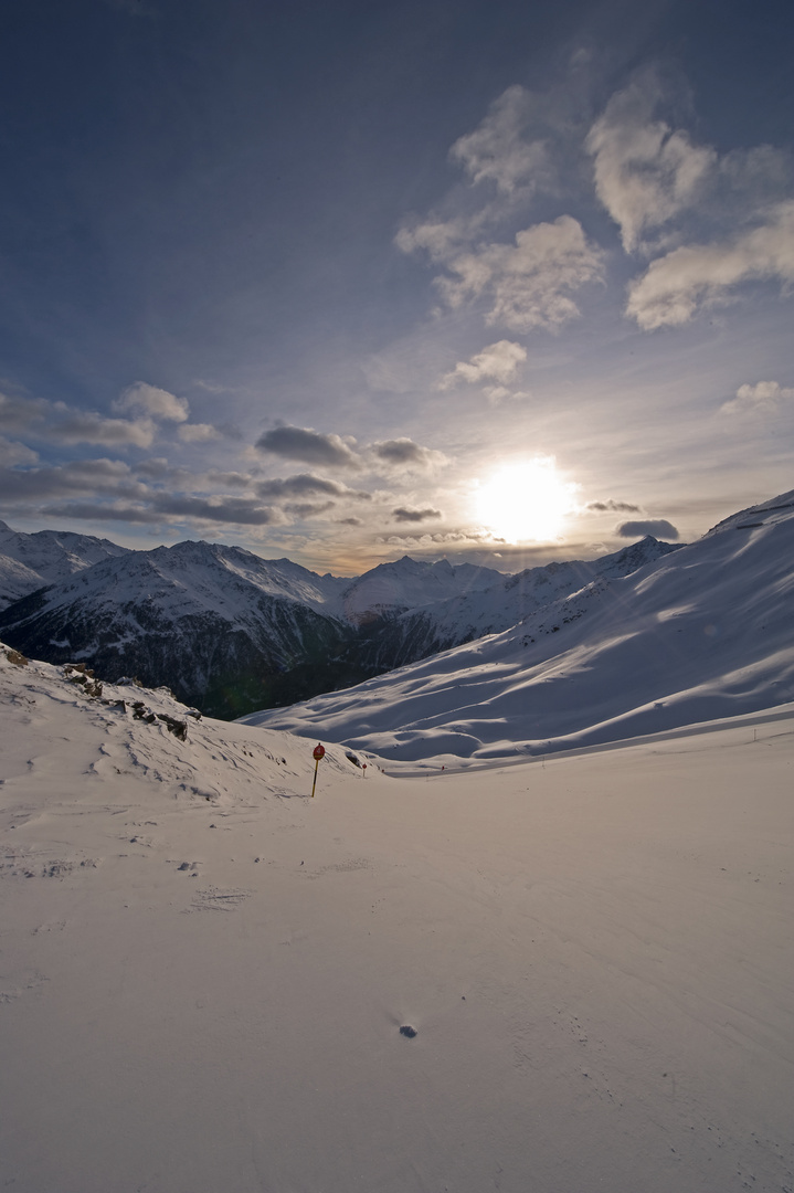 Sölden Morgensonne