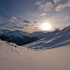 Sölden Morgensonne