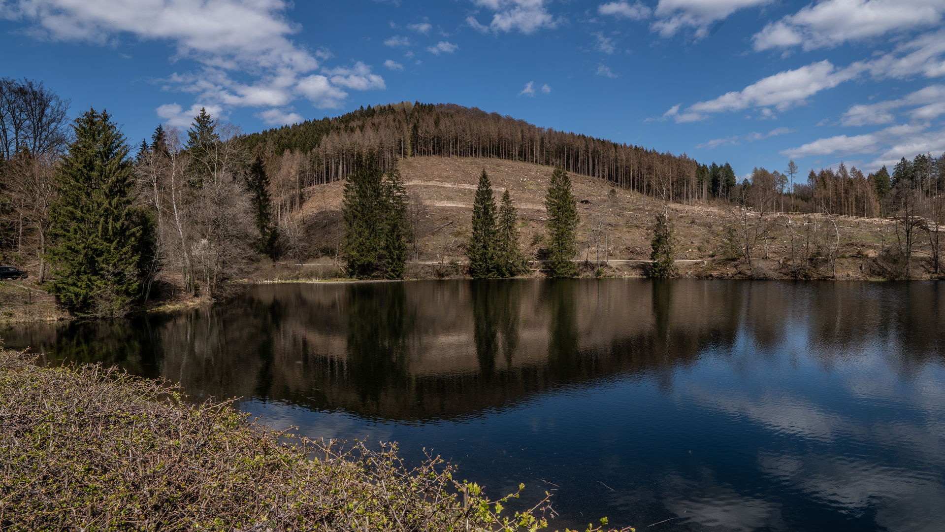 Sösetalsperre im Harz / Vorlaufbecken