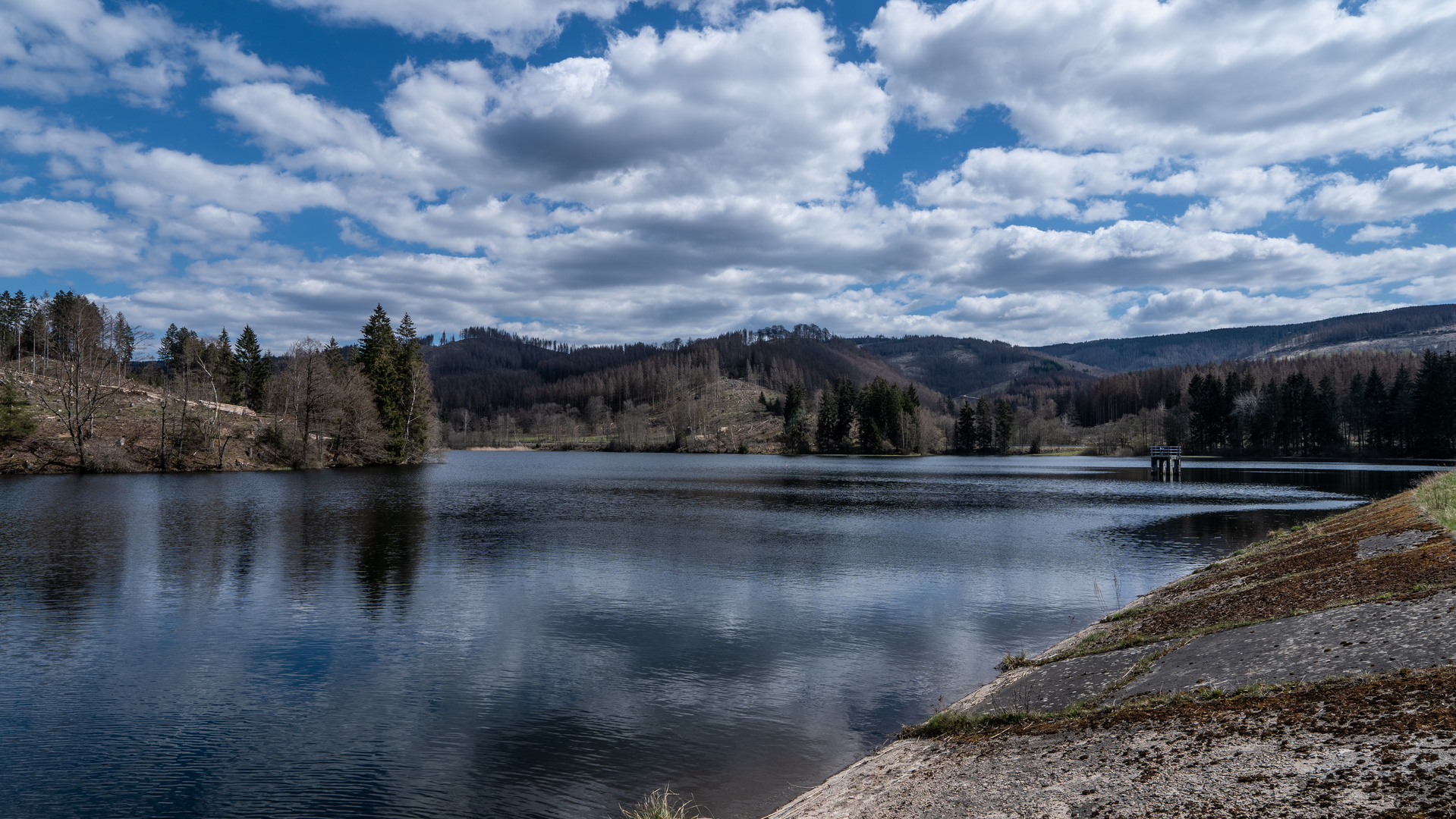 Sösetalsperre im Harz / Vorlaufbecken - Richtung 2