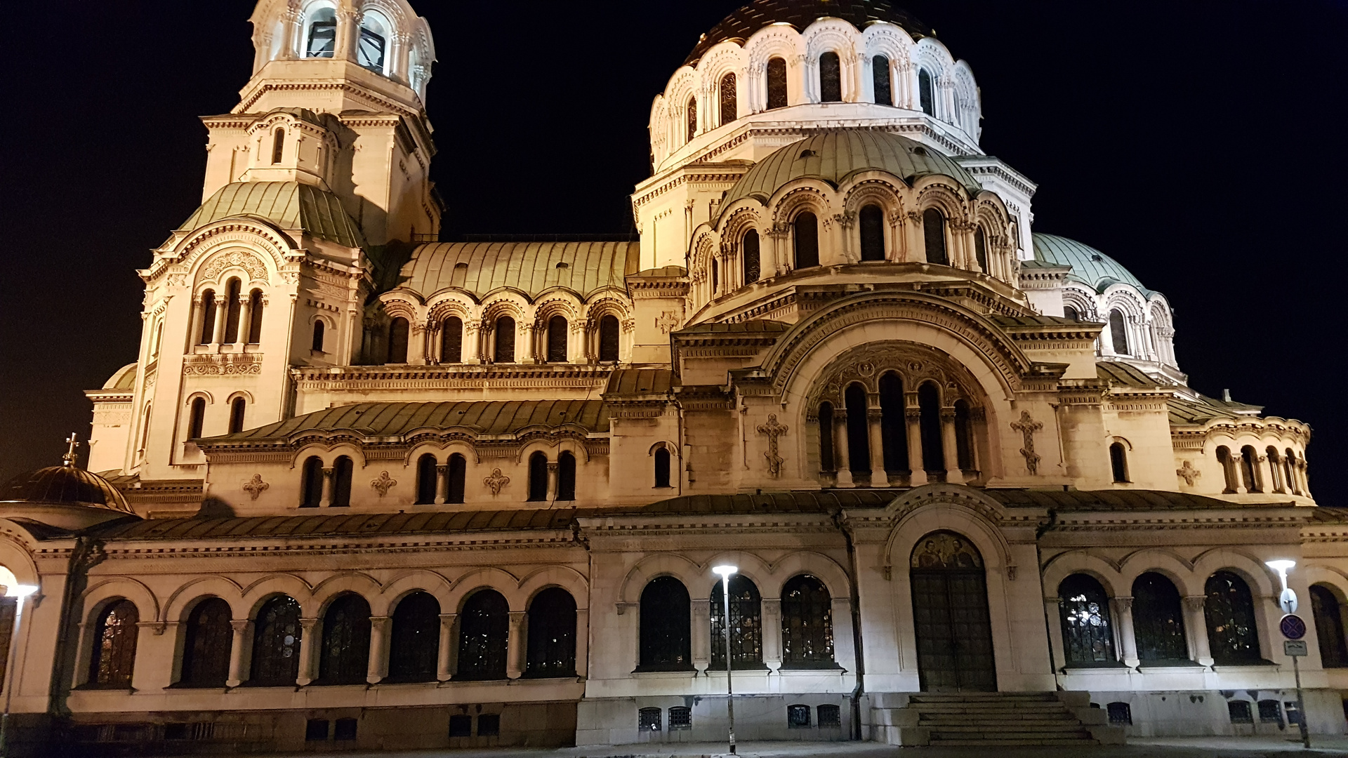 SOFIA - Cattedrale Sant'Alessandro - notturno