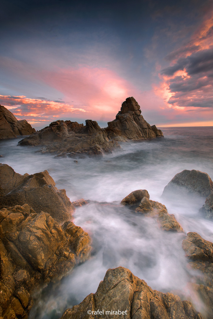 Soft sunset waves - Las Suaves olas del Ocaso