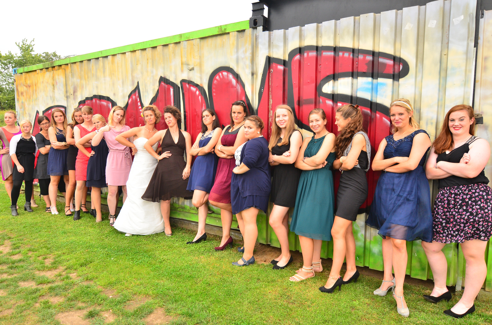 Softball wedding