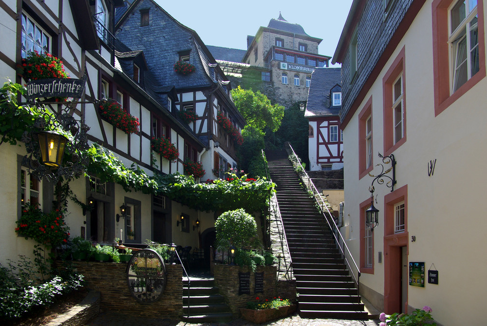 Sog. Filmtreppe in Beilstein / Mosel